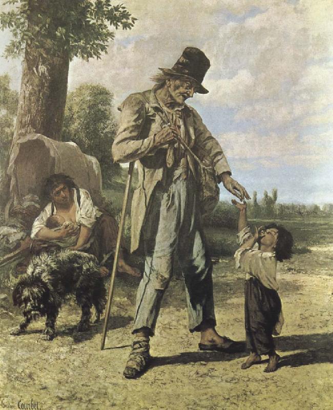 Gustave Courbet Beggar